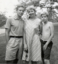 Chet, Gloria, and Christian Doherty, c. 1967.